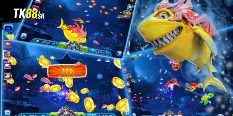 Các mục tiêu nổi bật trong mega blaster fishing tại TK88