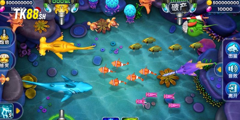 Điểm nổi bật của game bắn cá đấu trường cá máy tại TK88